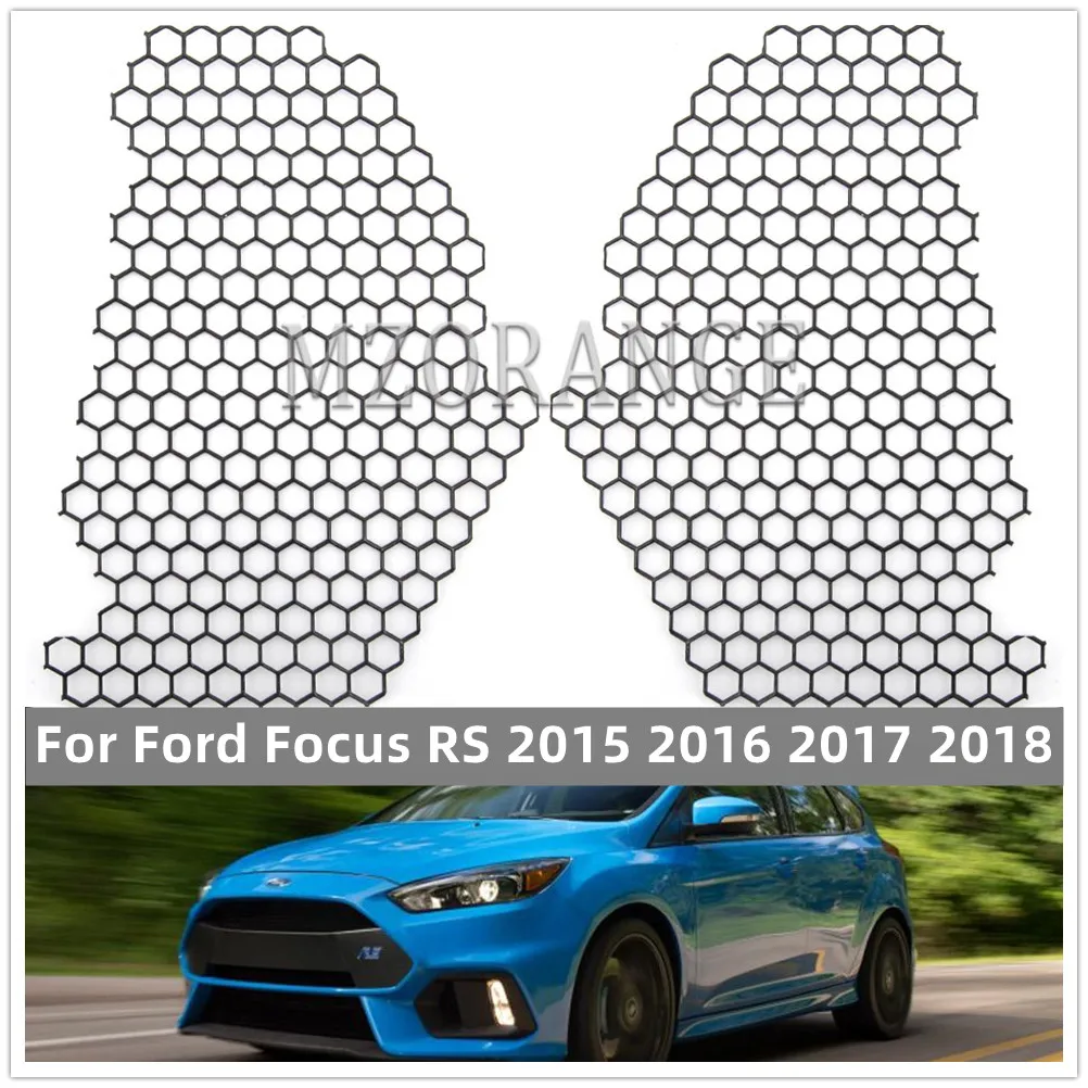 Front Bumper Fog Lights Cover Bezel Black For Ford Focus RS 2015 2016 2017 2018 Fog Lamp Inner Net Grille Car Accessories 
Front Bumper Fog Lights Cover Bezel Black For Ford Focus RS 2015 2016 2017 2018 Fog Lamp Inner Net Grille Car Accessories