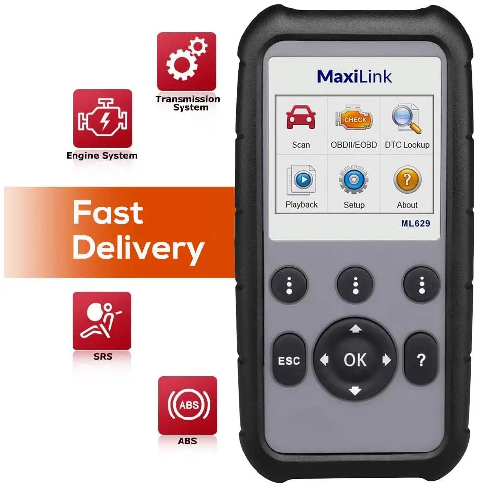 

Vehicle Autel Auto Maxilink Ml629 Car Obd Obd2 Scanner Code Reader Machine Diagnostic Tools