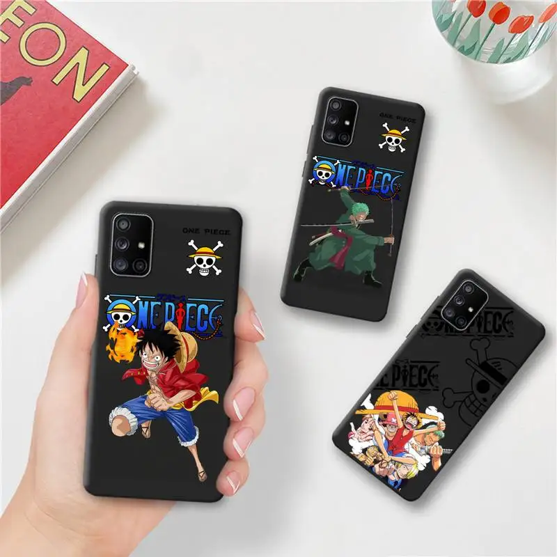 

One Piece luffy zoro Phone Case For Samsung Galaxy A03S A52 A13 A53 A73 A72 A12 A31 A81 A30 A32 A50 A80 A71 A51 5G