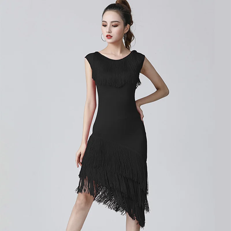 JUSTSAIYAN Latin Dance Dress Women Dancing Skirt Training Ballroom Cha Cha Latin Dance Costumes Tassel Competition Dancing Dress
JUSTSAIYAN Latin Dance Dress Women Dancing Skirt Training Ballroom Cha Cha Latin Dance Costumes Tassel Competition Dancing Dress