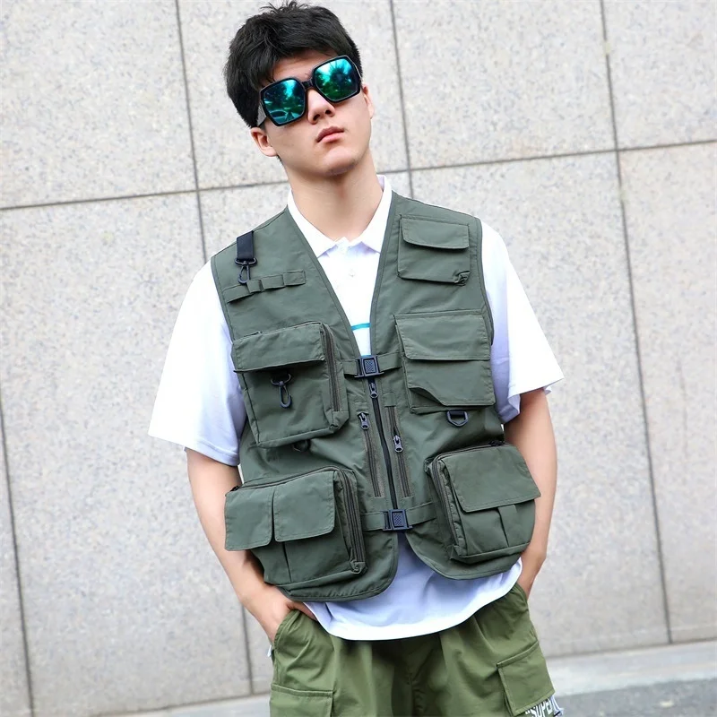 Photography Fishing Men Women Summer Multi-pocket Loose Mesh Breathable Vest Tops Outdoor Hiking Sports Waistcoat
Photography Fishing Men Women Summer Multi-pocket Loose Mesh Breathable Vest Tops Outdoor Hiking Sports Waistcoat