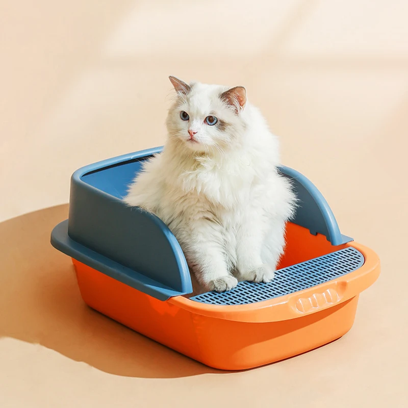 Cat Litter Box Clean Litter Tray With Mesh Semi-Closed Toilets Sandbox Cat Cat Litter House Pet Bed Kitten Cleaning Accessories
Cat Litter Box Clean Litter Tray With Mesh Semi-Closed Toilets Sandbox Cat Cat Litter House Pet Bed Kitten Cleaning Accessories