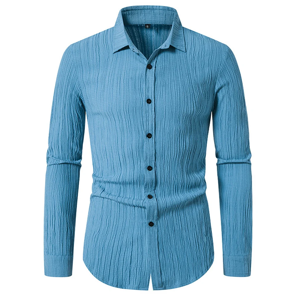 2022 Summer New 100% Cotton Fabric Solid Shirt Men High Quality solid Color Drop Sleeve Causal shirts
2022 Summer New 100% Cotton Fabric Solid Shirt Men High Quality solid Color Drop Sleeve Causal shirts