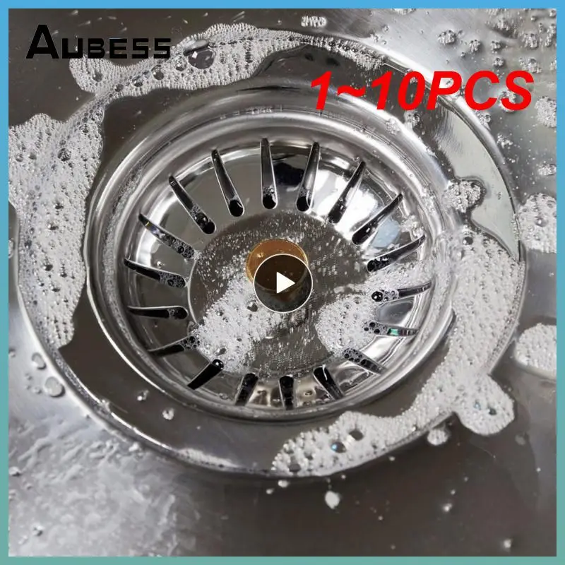 1~10PCS Kitchen Accessories Stainless Steel Sink Strainer Wash Basin Bathroom Hair Filter Plug Pool Filter Floor Drain Sink
1~10PCS Kitchen Accessories Stainless Steel Sink Strainer Wash Basin Bathroom Hair Filter Plug Pool Filter Floor Drain Sink