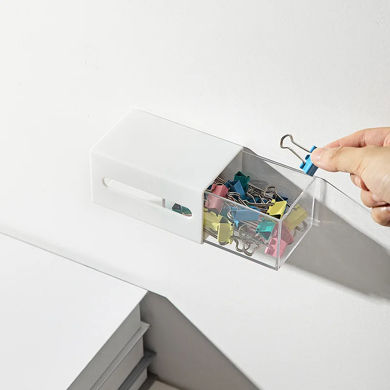 Wall-Mounted Storage Box Pull-Out Storage Case Dust-Proof Cosmetics Organizers Bathroom Sundries Storage Containers 
Wall-Mounted Storage Box Pull-Out Storage Case Dust-Proof Cosmetics Organizers Bathroom Sundries Storage Containers