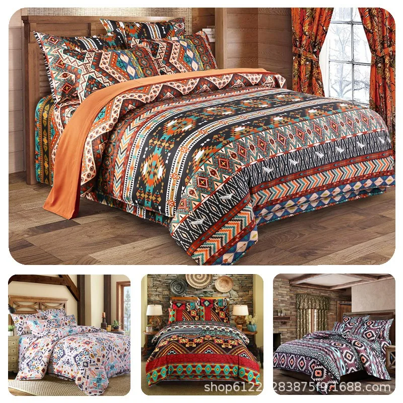 2024 New Christmas Gift Hot Selling Bohemian 2, 3, 4-piece Set of New Ethnic Style Size Bedding
2024 New Christmas Gift Hot Selling Bohemian 2, 3, 4-piece Set of New Ethnic Style Size Bedding