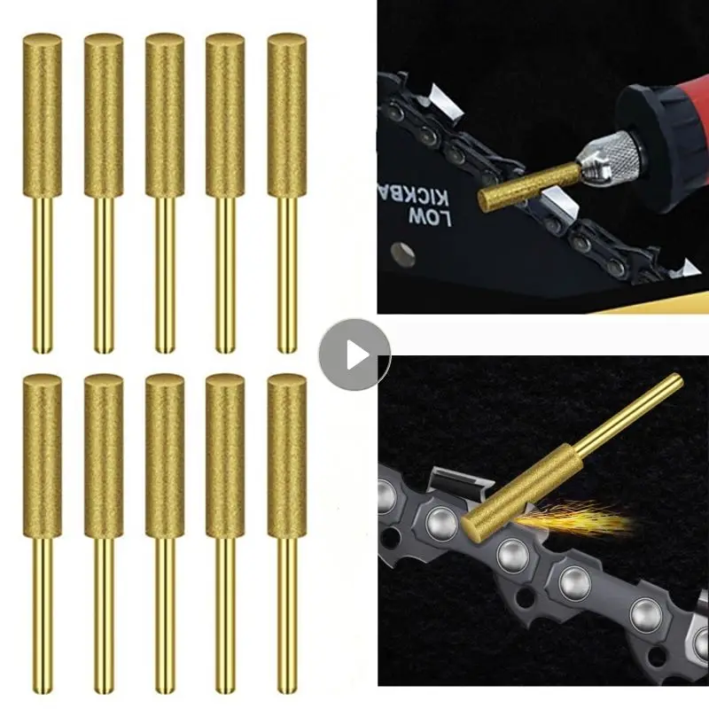 5Pcs Diamond Coated Cylindrical Burr 4-5.5mm Chainsaw Sharpener Stone File Chain Saw Sharpening Carving Grinding Drill Bit Tools
5Pcs Diamond Coated Cylindrical Burr 4-5.5mm Chainsaw Sharpener Stone File Chain Saw Sharpening Carving Grinding Drill Bit Tools