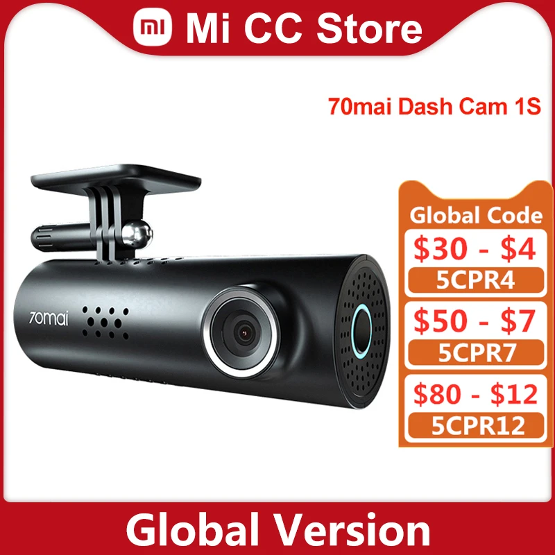 Видеорегистратор 70mai Dash Cam 1S, 1080P, Wi-Fi, голосовое управление на английском языке
Видеорегистратор 70mai Dash Cam 1S, 1080P, Wi-Fi, голосовое управление на английском языке