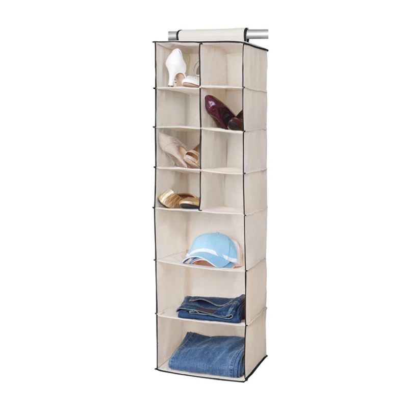 Hanging Closet Organizer, 7-Shelf mutiple pockets Hanging Clothes Storage Box Polypropylene Collapsible Hanging Shelves-for Clot
Hanging Closet Organizer, 7-Shelf mutiple pockets Hanging Clothes Storage Box Polypropylene Collapsible Hanging Shelves-for Clot