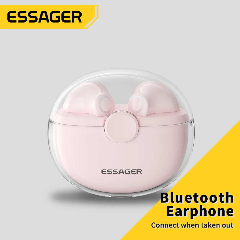 ESSAGER TWS Earphone Wireless Bluetooth 5.1 Headset Stereo Music Sport Headphones Touch Control 335mAH Long Standby With Mic
ESSAGER TWS Earphone Wireless Bluetooth 5.1 Headset Stereo Music Sport Headphones Touch Control 335mAH Long Standby With Mic