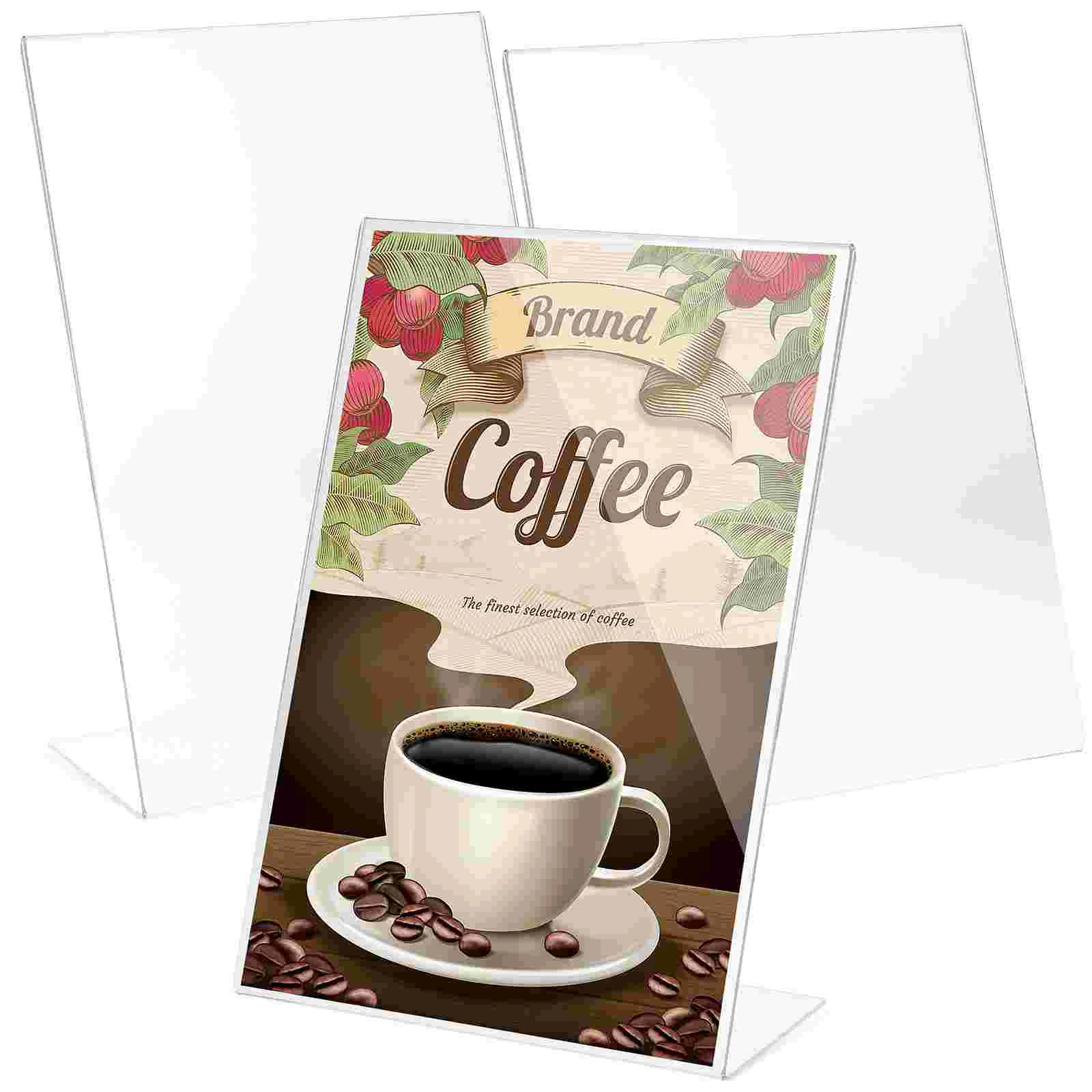 3 Pcs Desk Sign Stand L Display Shelf Bracket Retail Label Holder Acrylic Price Holders 
3 Pcs Desk Sign Stand L Display Shelf Bracket Retail Label Holder Acrylic Price Holders