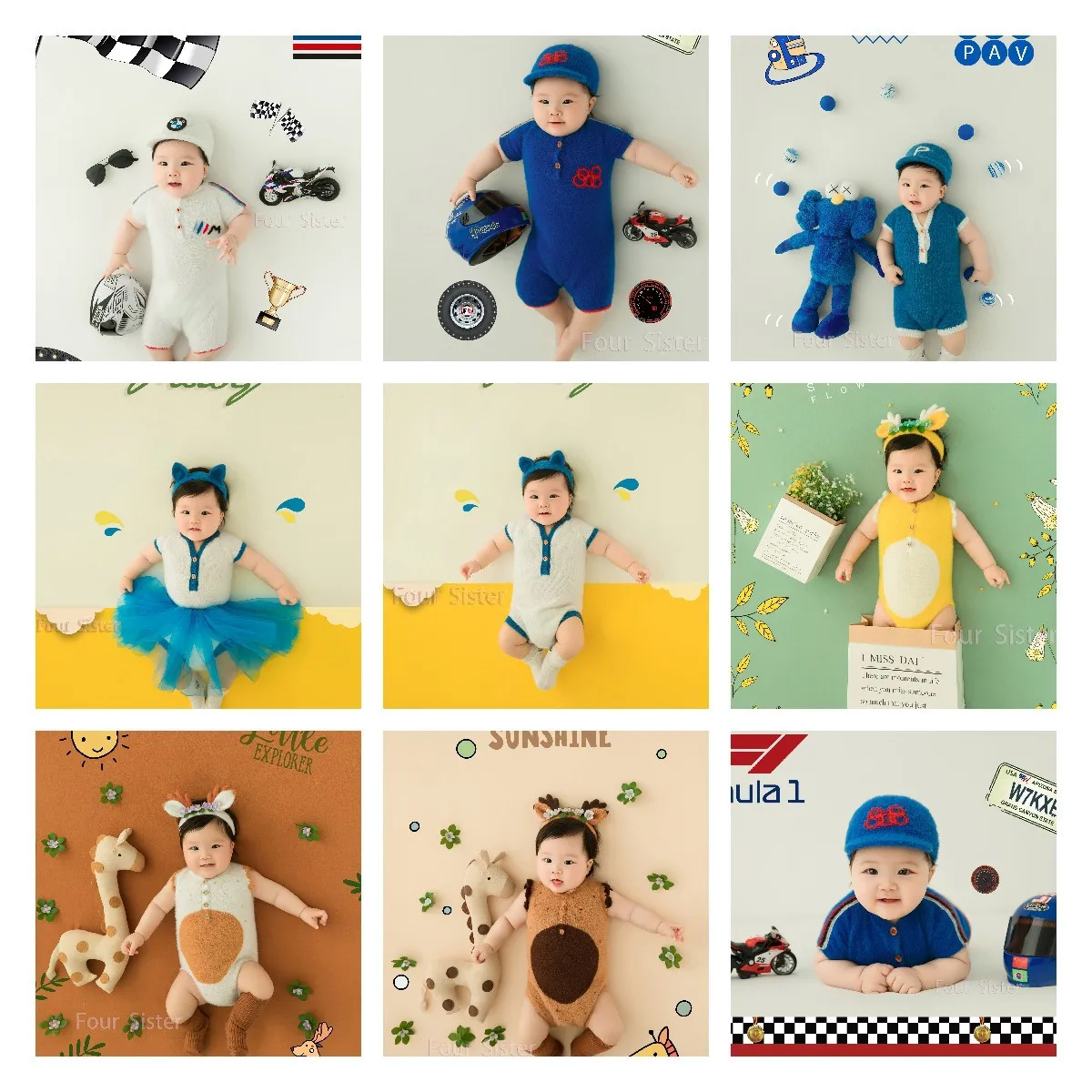 Dvotinst Newborn Baby Photography Props Outfits Hat Cute Doll RacingTheme Set Fotografia Accessories Studio Shooting Photo Props
Dvotinst Newborn Baby Photography Props Outfits Hat Cute Doll RacingTheme Set Fotografia Accessories Studio Shooting Photo Props