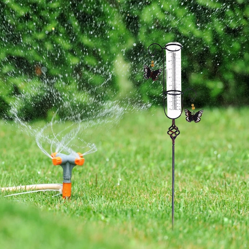 Decorative Butterfly Rain Gauge for Yard Patio Lawn Anti Corrosion Durable Gardening Supply Garden Stake with Tube 1pc
Decorative Butterfly Rain Gauge for Yard Patio Lawn Anti Corrosion Durable Gardening Supply Garden Stake with Tube 1pc