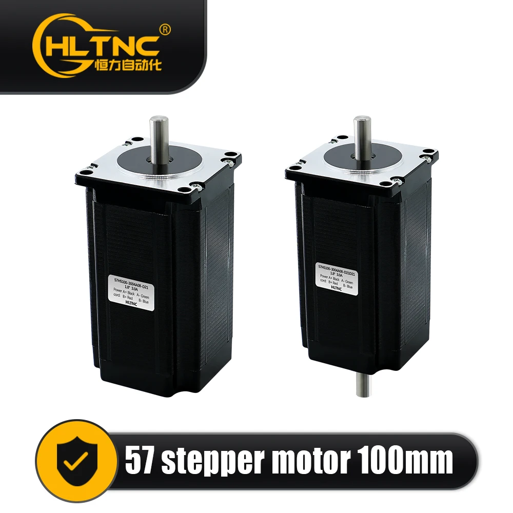 Nema 23 Stepper Motor 2.5N.m 57HS100mm 357ozin Dual Axis 6.35/8mm Single Axis 6.35mm/8mm Current 3.0A For CNC Router 3D Printer
Nema 23 Stepper Motor 2.5N.m 57HS100mm 357ozin Dual Axis 6.35/8mm Single Axis 6.35mm/8mm Current 3.0A For CNC Router 3D Printer