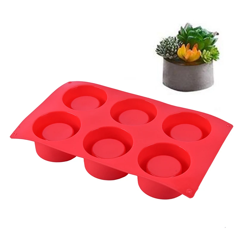 Succulen Plants Pot Concrete Silicone Mold 6 Holes Handmade Soap Crafts Pen Holder Clay Mould Cement Planter DIY Molding Tool
Succulen Plants Pot Concrete Silicone Mold 6 Holes Handmade Soap Crafts Pen Holder Clay Mould Cement Planter DIY Molding Tool