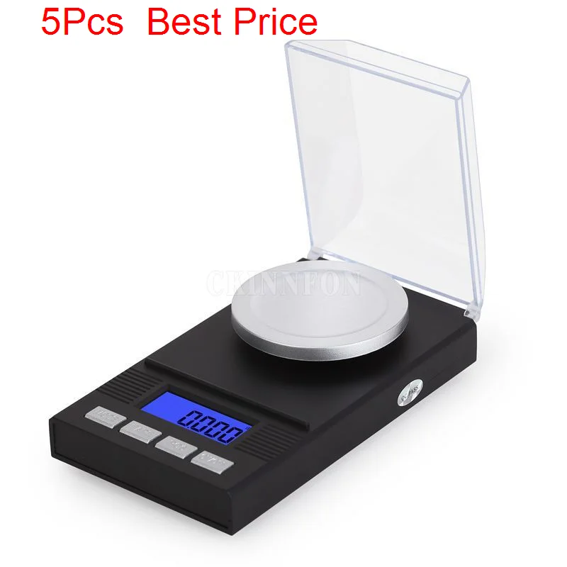 5Pcs/lot Precision 0.001g Digital Carat Scale Electronic Jewelry Scales Medicinal Gold Lab Weight Milligram Balance Usb Powered
5Pcs/lot Precision 0.001g Digital Carat Scale Electronic Jewelry Scales Medicinal Gold Lab Weight Milligram Balance Usb Powered
