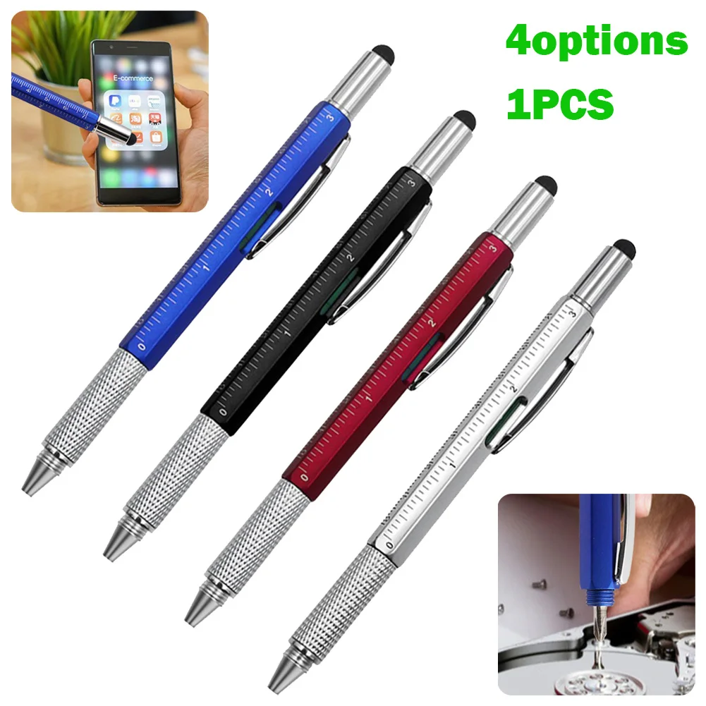 Multi Function Screwdriver 7In1 Tool Pen Ruler Scale Stylus Ballpoint Pen Spirit Levels For Touch Screen Hand Tool
Multi Function Screwdriver 7In1 Tool Pen Ruler Scale Stylus Ballpoint Pen Spirit Levels For Touch Screen Hand Tool