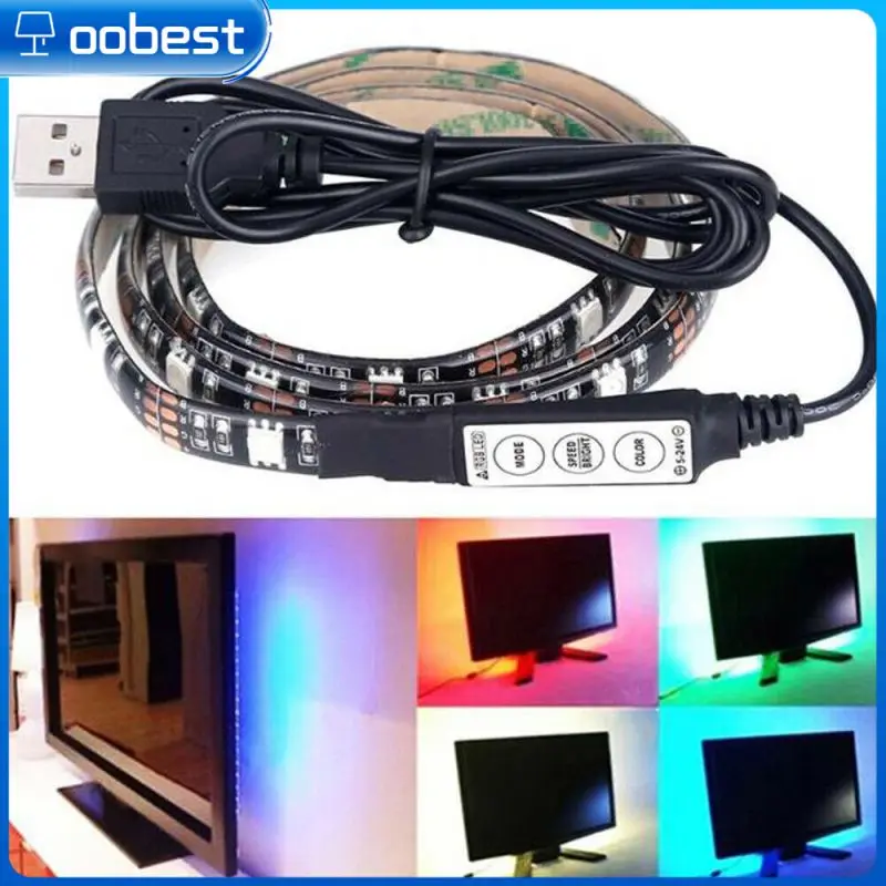 RGB 5050 USB Led Strips Light WIFI USB Led Strips Lights Diode Ribbon Lamp For Decoration Bedroom TV BackLight 5V30LED
RGB 5050 USB Led Strips Light WIFI USB Led Strips Lights Diode Ribbon Lamp For Decoration Bedroom TV BackLight 5V30LED