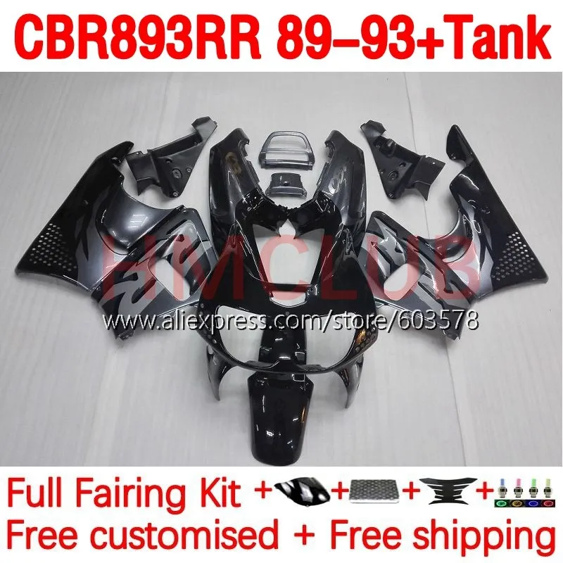 +Tank For HONDA CBR893RR CBR 893RR CBR900 893 silvery black CBR893 RR CC 89 90 91 92 93 1989 1990 1991 1992 1993 Fairing 199No.9
+Tank For HONDA CBR893RR CBR 893RR CBR900 893 silvery black CBR893 RR CC 89 90 91 92 93 1989 1990 1991 1992 1993 Fairing 199No.9