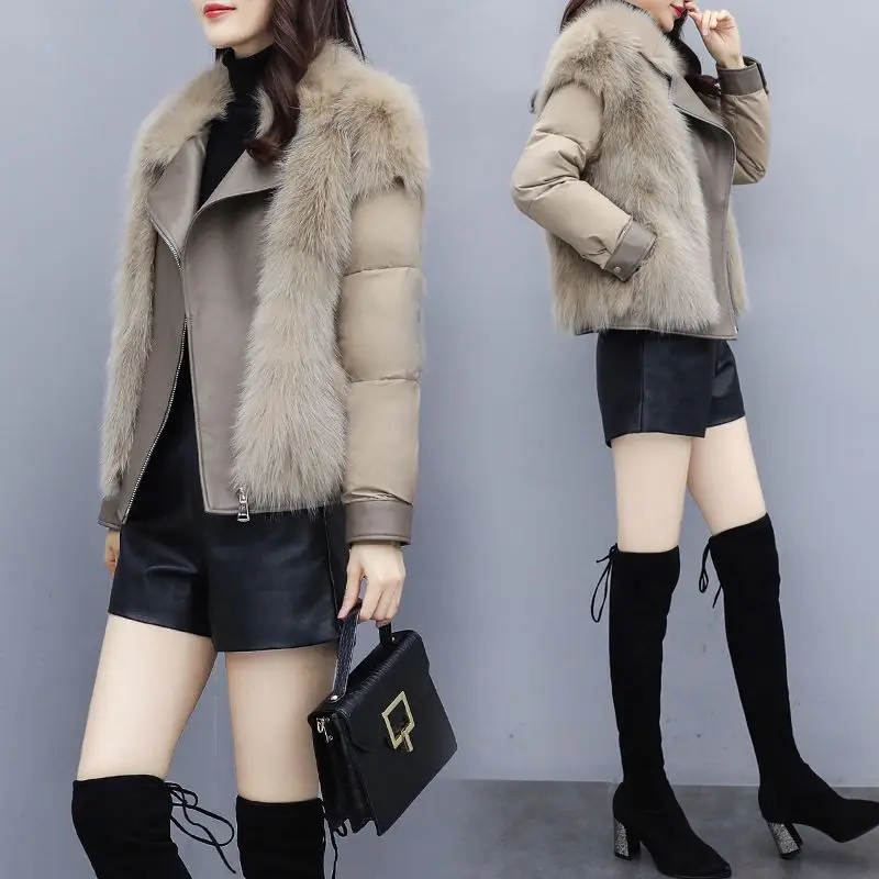 Woman Warm Faux Fur Coat Jackets Female Loose Patchwork Plush Overcoat Ladies Autumn Outerwear Thicken Faux Fur Jackets G192
Woman Warm Faux Fur Coat Jackets Female Loose Patchwork Plush Overcoat Ladies Autumn Outerwear Thicken Faux Fur Jackets G192