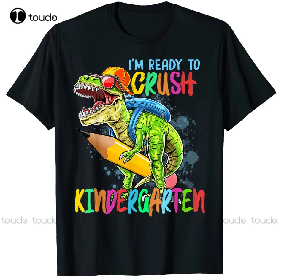 New I'M Ready To Crush Kindergarten T Rex Dino Holding Pencil T-Shirt Kids Shirt T-Shirts Cotton Tee Xs-5Xl Unisex Fashion Funny
New I'M Ready To Crush Kindergarten T Rex Dino Holding Pencil T-Shirt Kids Shirt T-Shirts Cotton Tee Xs-5Xl Unisex Fashion Funny