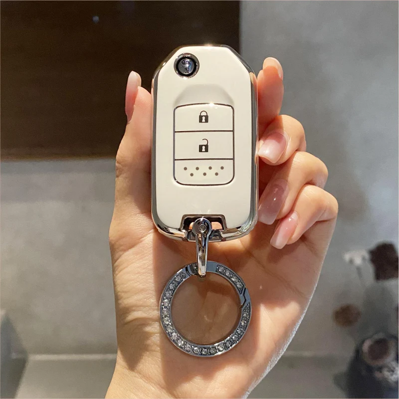 Fashion TPU Car Key Case Cover Shell Fob For Honda Civic Accord HRV CRV XRV CR-V Crider Odyssey Pilot Fit Keychain Accessories
Fashion TPU Car Key Case Cover Shell Fob For Honda Civic Accord HRV CRV XRV CR-V Crider Odyssey Pilot Fit Keychain Accessories