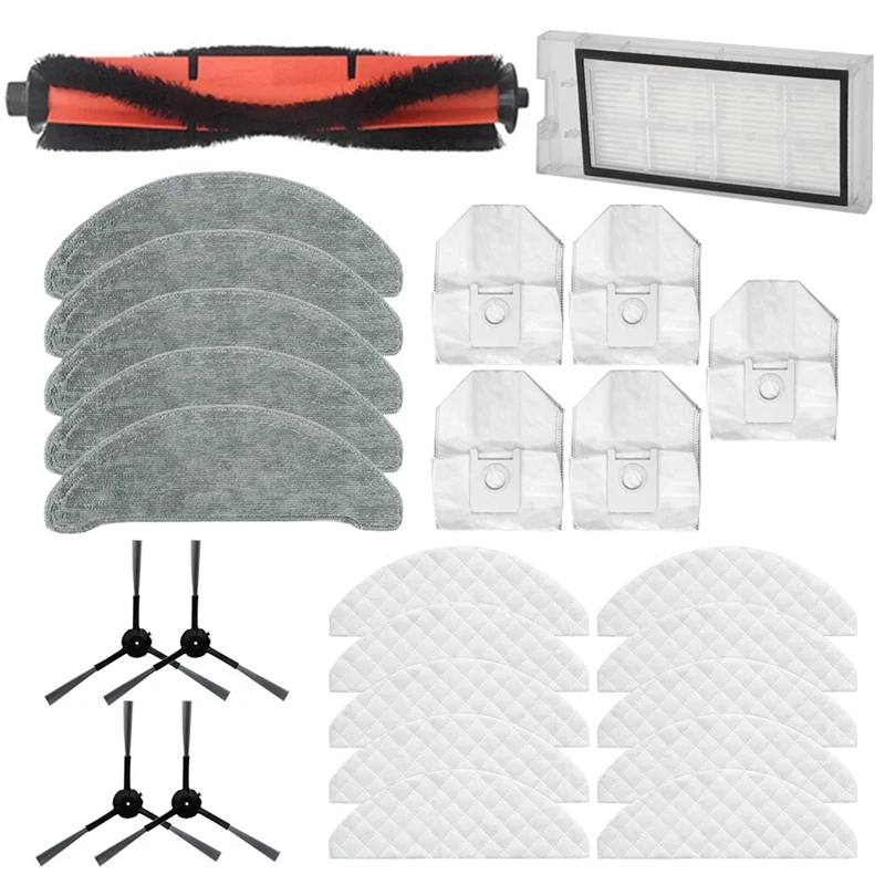 Mops Cloths Dust Bags Rolling Side Brush HEPA Filter For Roidmi EVE Plus Robot Vacuum Cleaner Parts
Mops Cloths Dust Bags Rolling Side Brush HEPA Filter For Roidmi EVE Plus Robot Vacuum Cleaner Parts