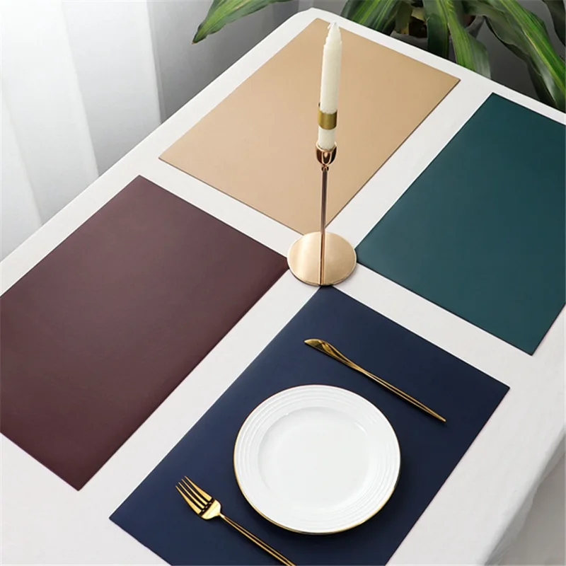 Leather Rectangle Coaster Stand Hot Dining Placemat for Table Heat Resistant Drink Holder Cup Pad Mantel Individual Mat
Leather Rectangle Coaster Stand Hot Dining Placemat for Table Heat Resistant Drink Holder Cup Pad Mantel Individual Mat