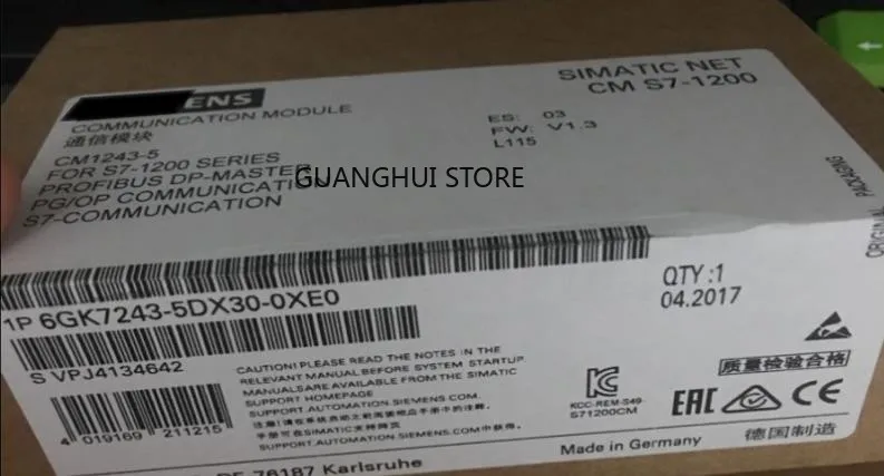 6GK7243-5DX30-0XE0 6GK7 243-5DX30-0XE0 New original boxed warehouse spot 24 hours fast delivery
6GK7243-5DX30-0XE0 6GK7 243-5DX30-0XE0 New original boxed warehouse spot 24 hours fast delivery