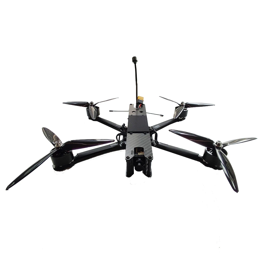 Комплект гоночного дрона FPV дальнего действия 7 дюймов с контроллером полета в