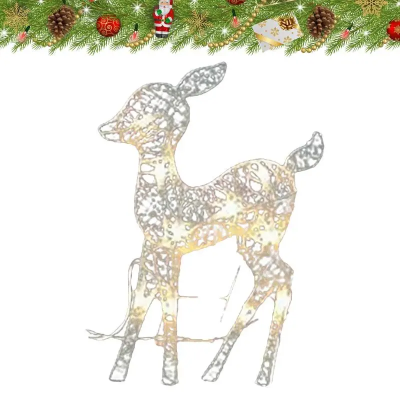 Outdoor Christmas Reindeer With Lights Water Resistant Light Up Decoration For Garden Outdoor Standing Elk Ornament For Yard
Outdoor Christmas Reindeer With Lights Water Resistant Light Up Decoration For Garden Outdoor Standing Elk Ornament For Yard