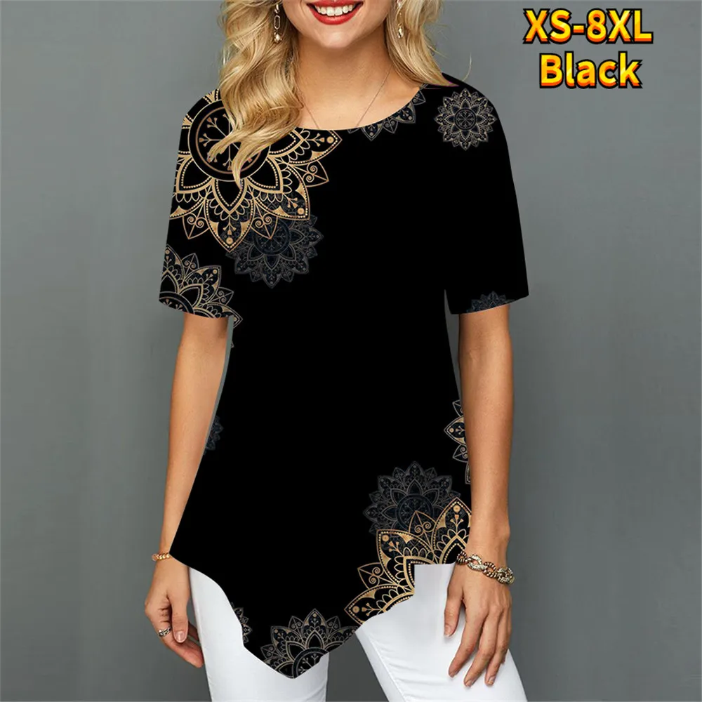Daily Street Flower Pattern Print Women T Shirt Short Sleeve Summer Casual Personalized O Collar T-Shirts Female Tops Clothing
Daily Street Flower Pattern Print Women T Shirt Short Sleeve Summer Casual Personalized O Collar T-Shirts Female Tops Clothing