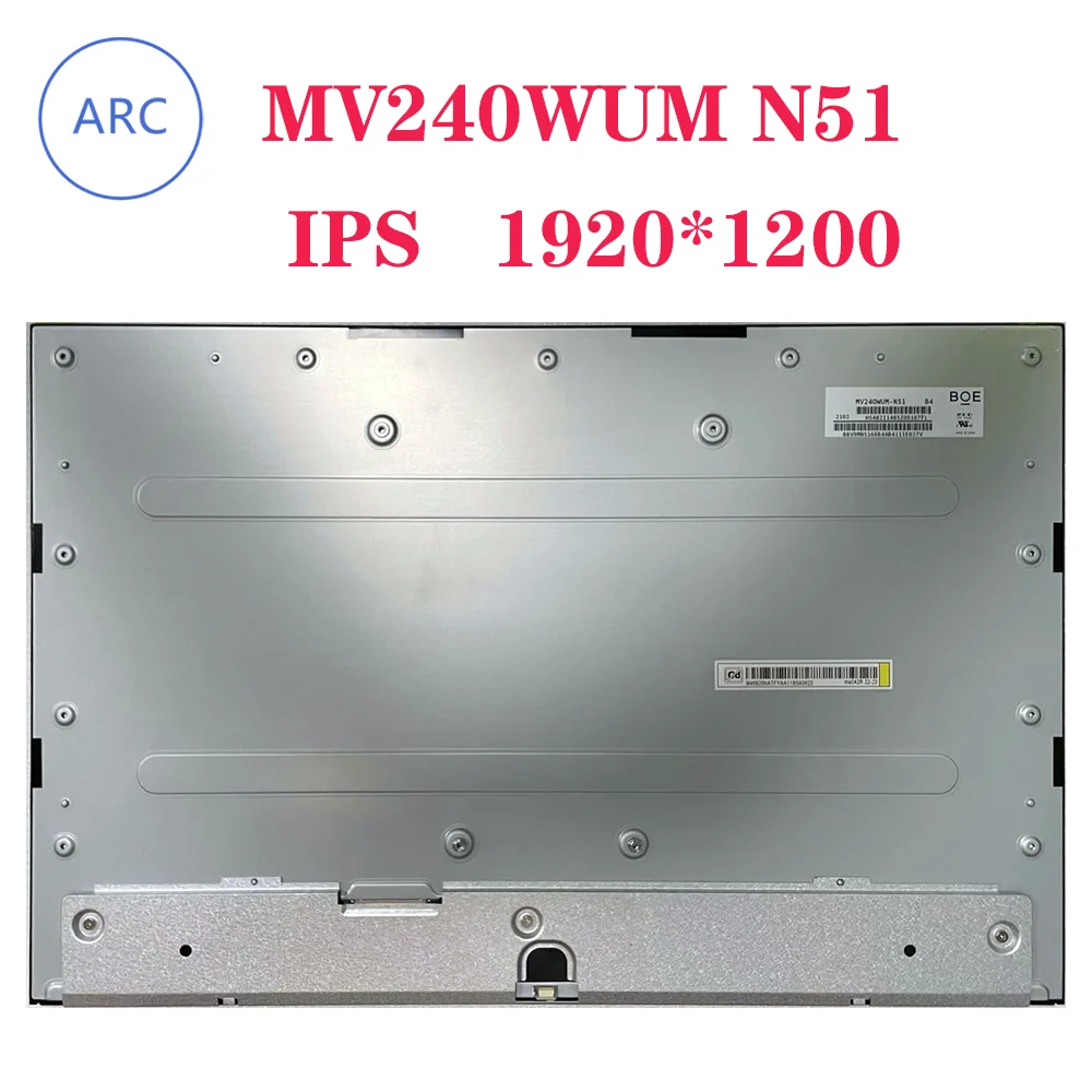 Новый оригинальный ЖК-экран 24 дюйма MV240WUM N51 1920*1200 IPS 16:9 MV240WUM-N51