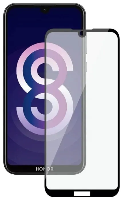 Защитное стекло Huawei Honor 8s KSA LX9 protective glass полное покрытие | Мобильные телефоны и