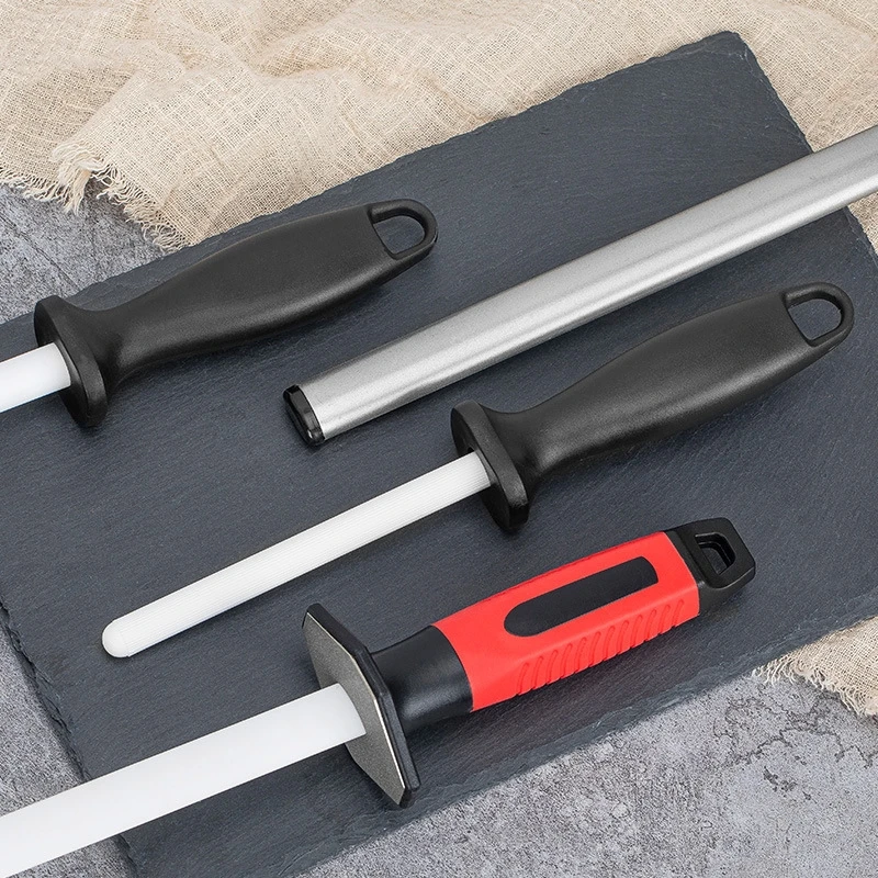 Kitchen Quality Diamond Knife Sharpening Rod Steel Sharpener Stone Tool Ceramic(zirconia) Rod Knife Sharpener Grit 200#400#1000#
Kitchen Quality Diamond Knife Sharpening Rod Steel Sharpener Stone Tool Ceramic(zirconia) Rod Knife Sharpener Grit 200#400#1000#