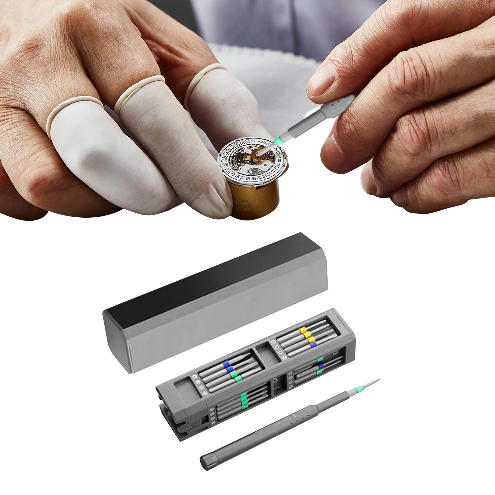 Screwdriver Set Electronics Precision Screwdriver With Magnetic Repair Tool Kit Mini Home Repair Kit With Bright Light For DIY
Screwdriver Set Electronics Precision Screwdriver With Magnetic Repair Tool Kit Mini Home Repair Kit With Bright Light For DIY