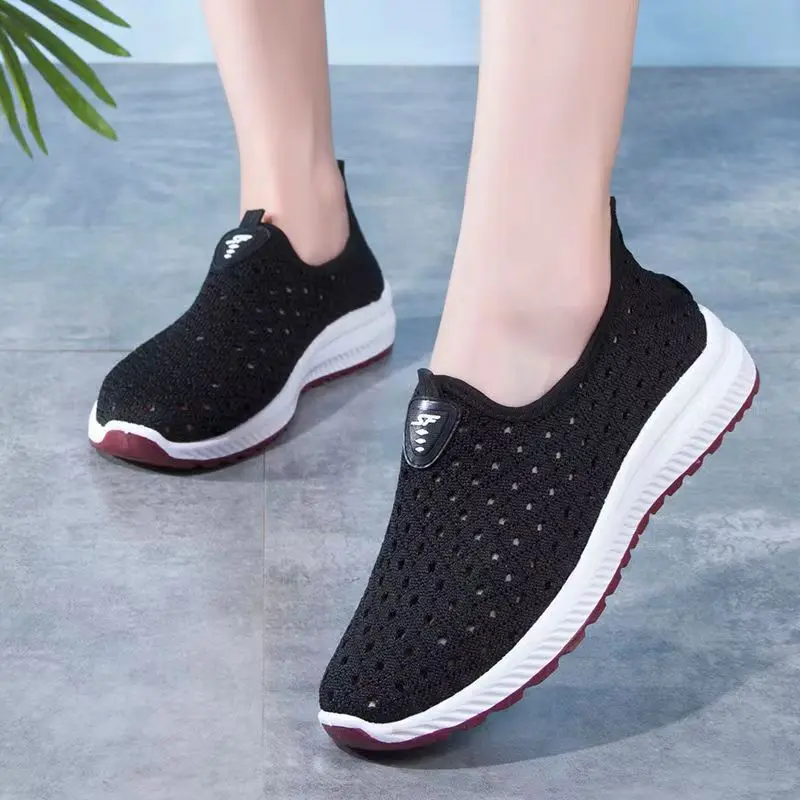 Hollow Out Breathable Sneakers for Women Slip-on Soft Bottom Non-slip Flats Woman Light Spring Summer Casual Shoes Ladies
Hollow Out Breathable Sneakers for Women Slip-on Soft Bottom Non-slip Flats Woman Light Spring Summer Casual Shoes Ladies