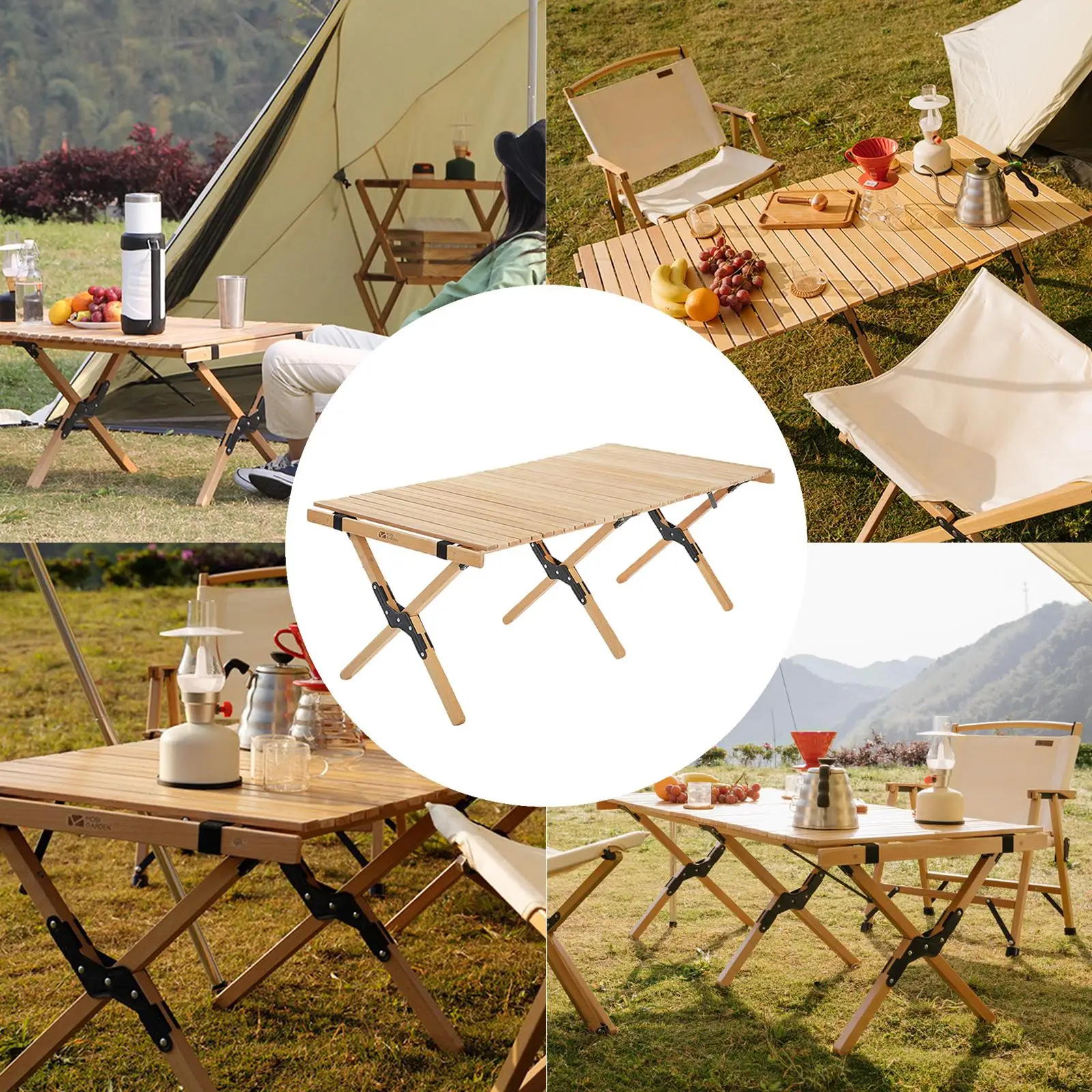 Portable Folding Wooden Travel Camping Table Lightweight Garden Camp Wood Picnic Table for Backyard Beach Picnic BBQ Hiking
Portable Folding Wooden Travel Camping Table Lightweight Garden Camp Wood Picnic Table for Backyard Beach Picnic BBQ Hiking