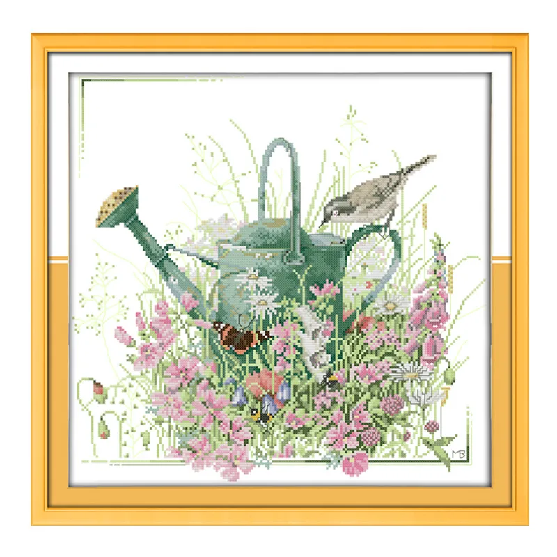 Gardening cross stitch kit 14ct 11ct count print canvas stitching embroidery DIY handmade needlework
Gardening cross stitch kit 14ct 11ct count print canvas stitching embroidery DIY handmade needlework