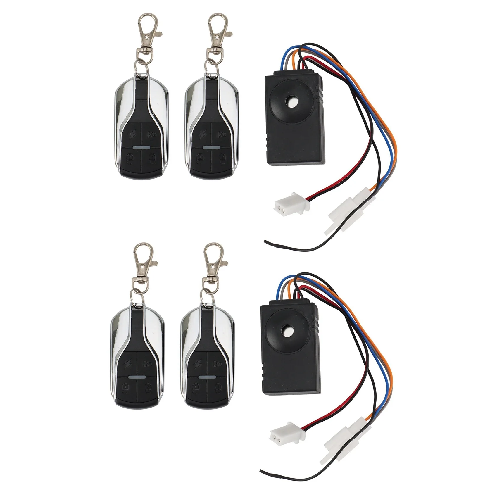 4X Ebike Alarm System 36V 48V 60V 72V with Two Switch for Electric Bicycle/Scooter Ebike/Brushless Controller
4X Ebike Alarm System 36V 48V 60V 72V with Two Switch for Electric Bicycle/Scooter Ebike/Brushless Controller