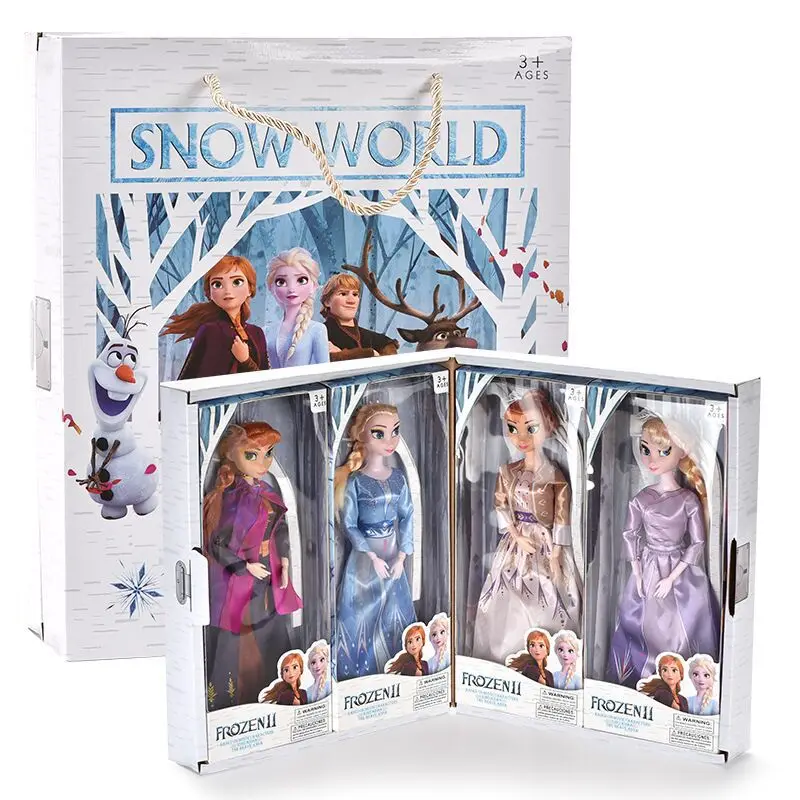 

Игрушка Disney «Холодное сердце 2», кукла Эльзы и Анны, Подарочная коробка на Хэллоуин, милый набор, 11-дюймовая кукла принцессы, детские подарки на день рождения и Рождество, Новинка