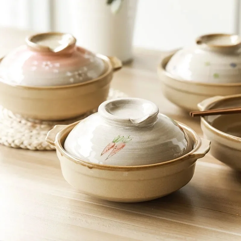 500ml Ceramic Small Soup Crock Pot Casserole Saucepan High Temperature Resistant Cooking Pan For Gas Stove Cooker Casserole
500ml Ceramic Small Soup Crock Pot Casserole Saucepan High Temperature Resistant Cooking Pan For Gas Stove Cooker Casserole