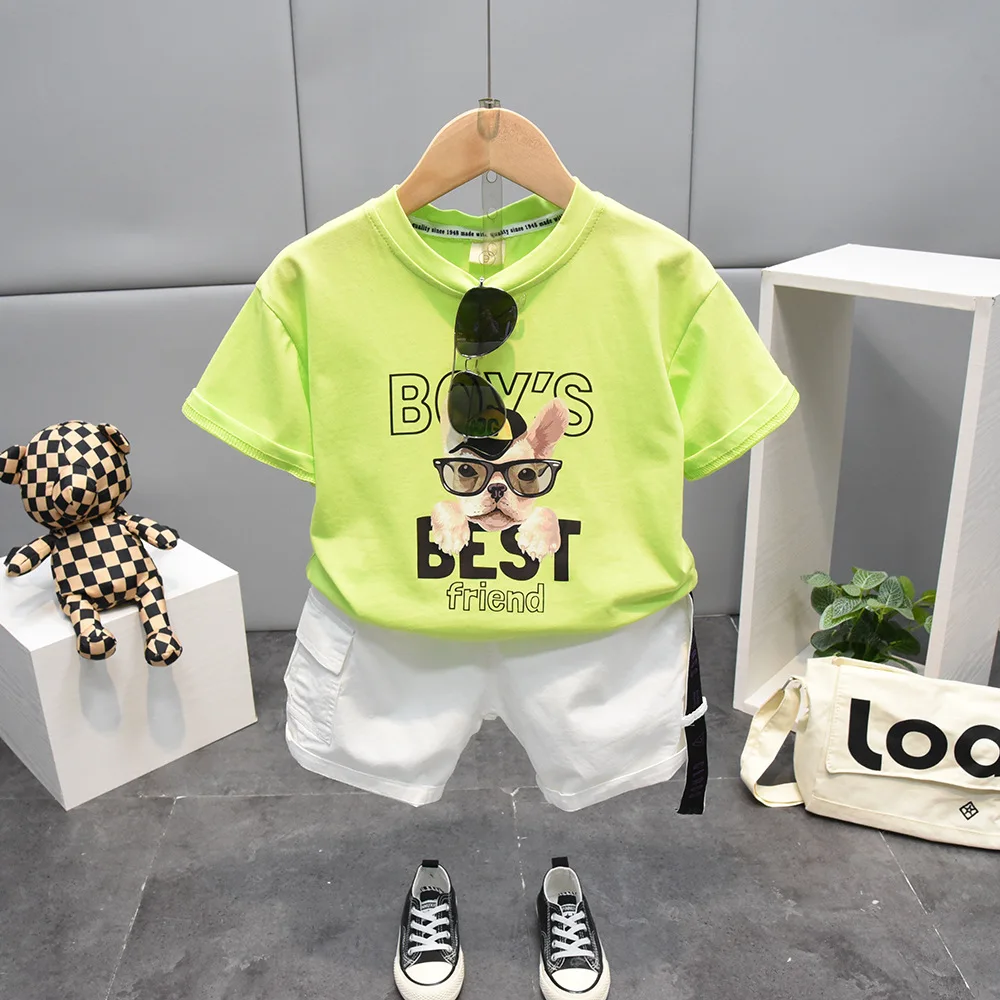 Baby Boy Clothes Set Cotton Cartoon T-shirts Tops + Pants 2PCS/Set Children Kids Outfits Toddler Baby Girl Clothes Sets 2-7Year
Baby Boy Clothes Set Cotton Cartoon T-shirts Tops + Pants 2PCS/Set Children Kids Outfits Toddler Baby Girl Clothes Sets 2-7Year