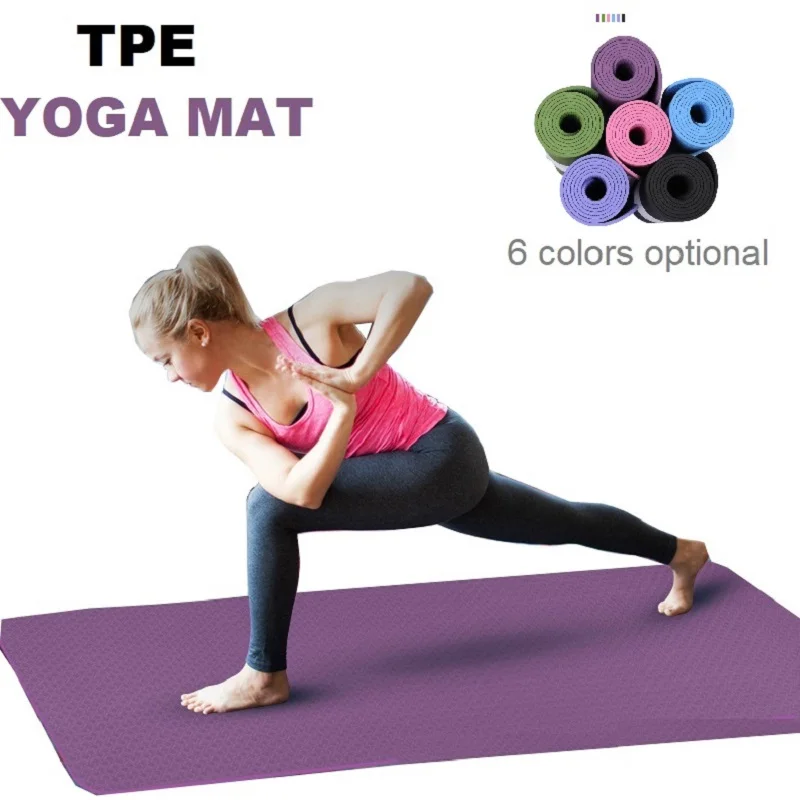 TPE Shock Absorption Sound Insulation Yoga Mat Non-Slip Carpet Mat For Beginners Wear-resistant Sports Fitness Yoga Pilates Mats
TPE Shock Absorption Sound Insulation Yoga Mat Non-Slip Carpet Mat For Beginners Wear-resistant Sports Fitness Yoga Pilates Mats