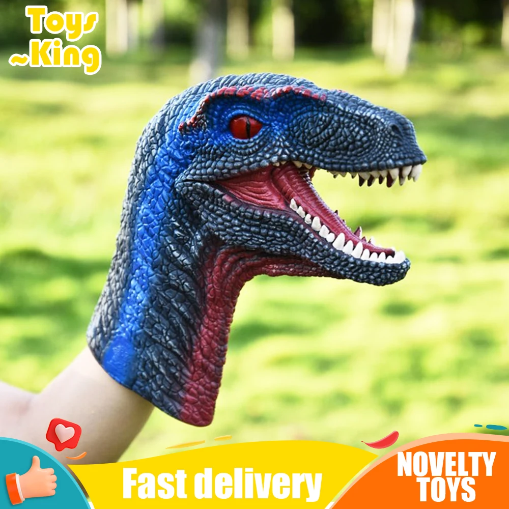 Halloween Dinosaur Hand Puppet Gloves Animal Head Toys Soft Rubber Decoration Tyrannosaurus Rex Juguetes Figure Toys for Kids 
Halloween Dinosaur Hand Puppet Gloves Animal Head Toys Soft Rubber Decoration Tyrannosaurus Rex Juguetes Figure Toys for Kids