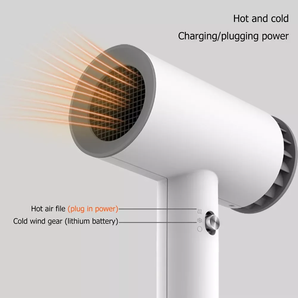 Hair Dryer Wireless USB Quick Drying Low Noise Household Blow Dryer Portable Hairdryer Diffuser Constant
Hair Dryer Wireless USB Quick Drying Low Noise Household Blow Dryer Portable Hairdryer Diffuser Constant