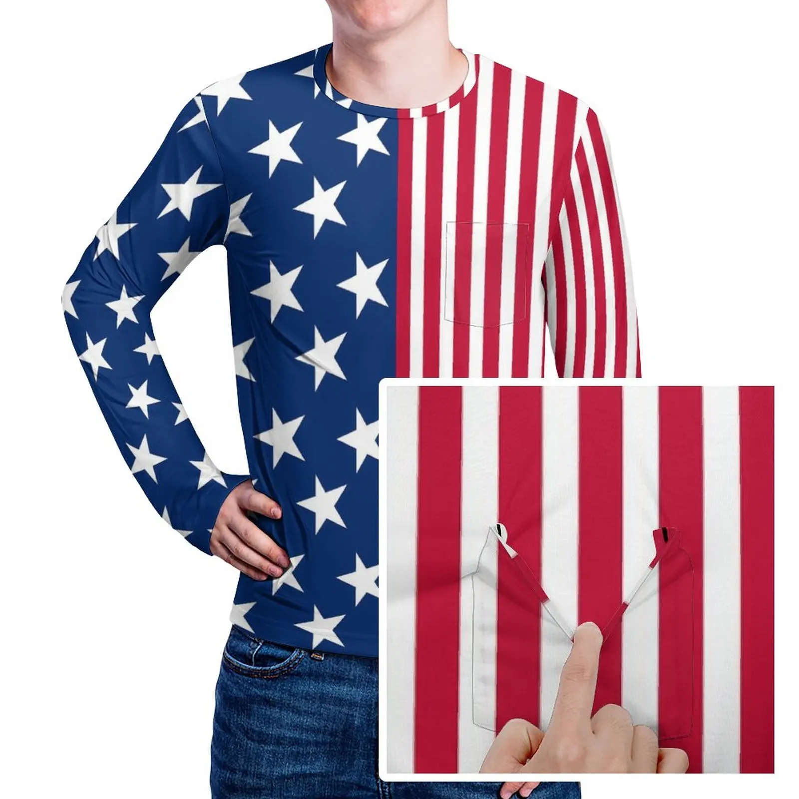 USA Flag T Shirt American Stars and Stripes Men Popular T Shirts Spring Graphic Tee Shirt Long Sleeve Classic Big Size Gift Idea
USA Flag T Shirt American Stars and Stripes Men Popular T Shirts Spring Graphic Tee Shirt Long Sleeve Classic Big Size Gift Idea