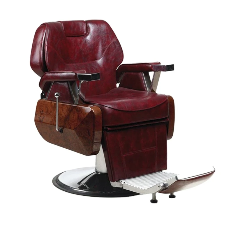 Newest product red Classic barber chair vintage antique For Salon Furniture 
Newest product red Classic barber chair vintage antique For Salon Furniture