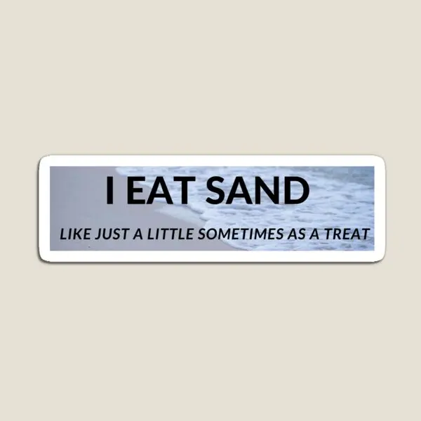 Магнитные стикеры I Eat Sand, милый декоративный разноцветный держатель для детей, младенцев, домашний Магнитный Забавный детский холодильник
Магнитные стикеры I Eat Sand, милый декоративный разноцветный держатель для детей, младенцев, домашний Магнитный Забавный детский холодильник