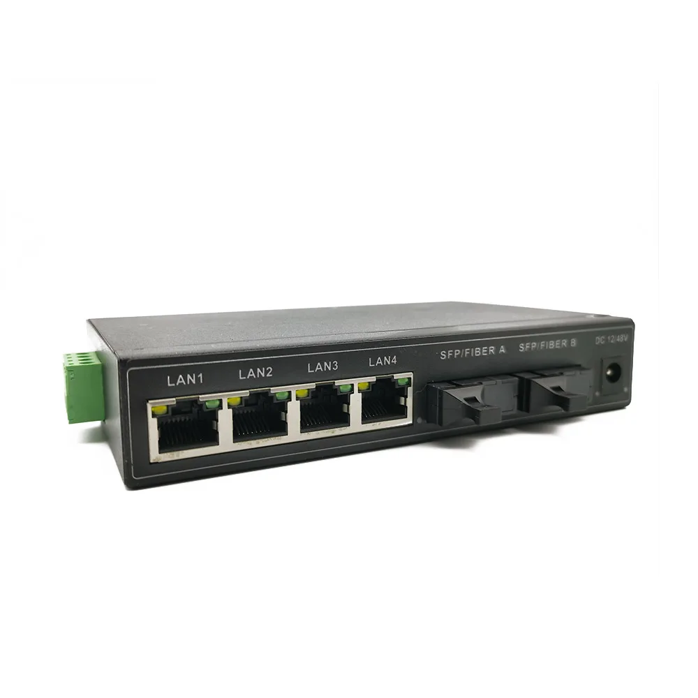 OEM 4+2 Port Gigabit Network Ethernet PoE Switch 48V 10/1000M industrial media converter fiber optic poe switch
OEM 4+2 Port Gigabit Network Ethernet PoE Switch 48V 10/1000M industrial media converter fiber optic poe switch